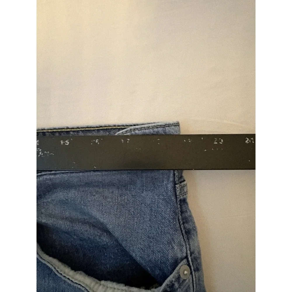 Levi's 502 Denim Jeans Men's Size 38x30 Blue Straight Leg Flat Front